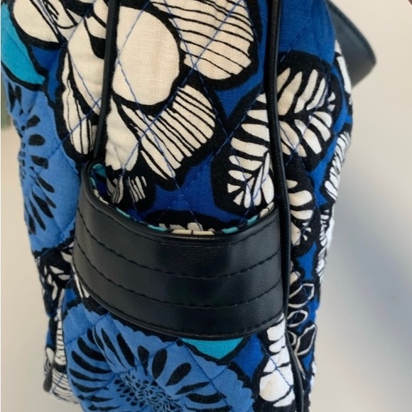 Vera Bradley Emily Satchel Purse Blue Bayou - Picture 8 of 10